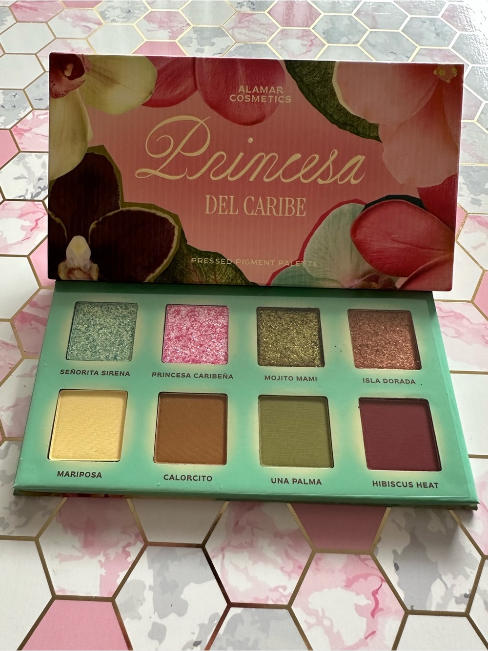 ALAMAR COSMETICS Princesa del Caribe Pressed Pigment Palette